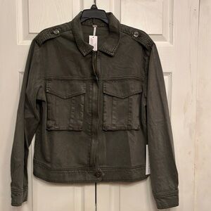 Young Fabulous & Broke Green Jacket Size L